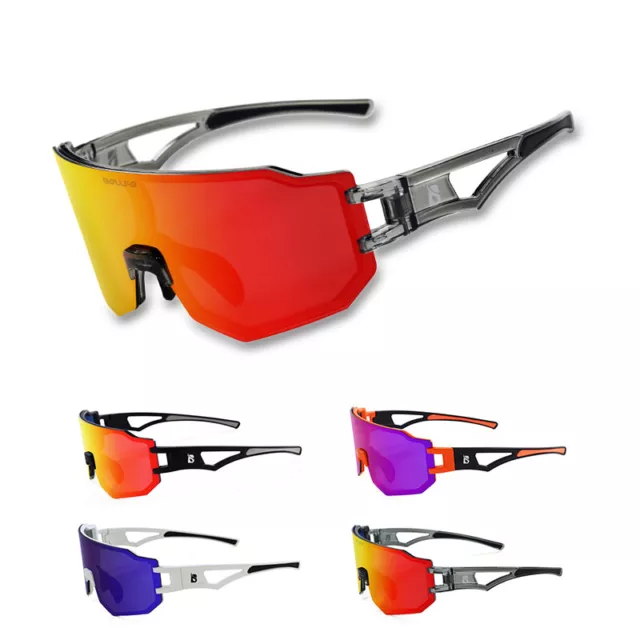 Photochromic Sports Sunglasses Men Running Driving Fishing Glasses Three Lenses