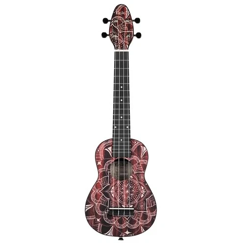 KEIKI - K2SS-RKC - Pack ukulele soprano rouge