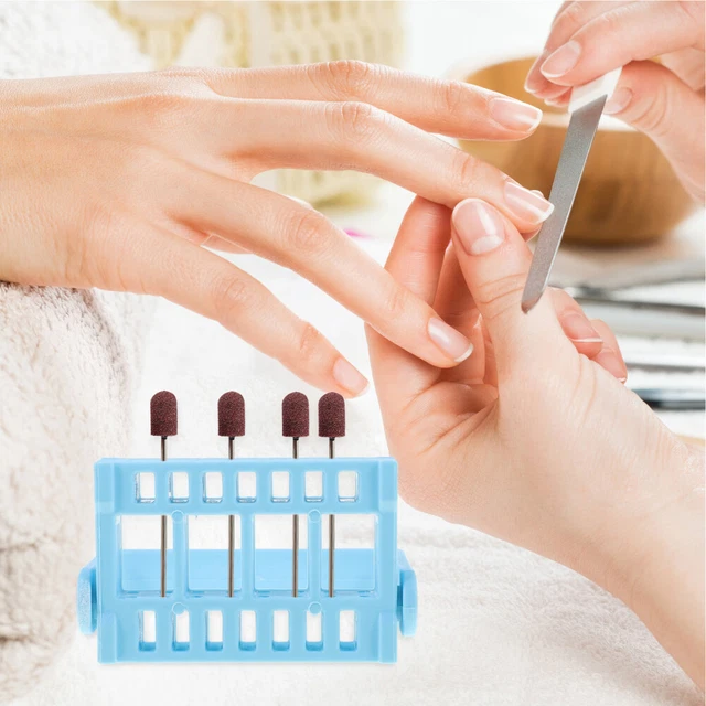 Supporto organizer punta rettifica unghie 16 fori portaoggetti arte negozio di attrezzi manicure