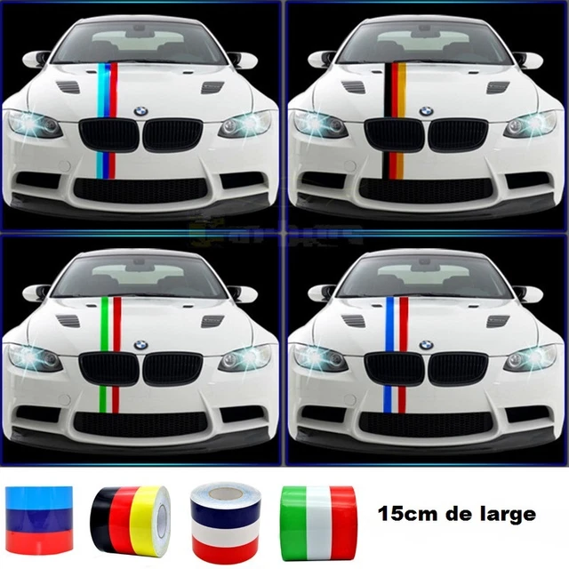 Stickers Déco BMW M Motorsport Bande 3 Couleurs - Plusieurs Tailles Neuf France