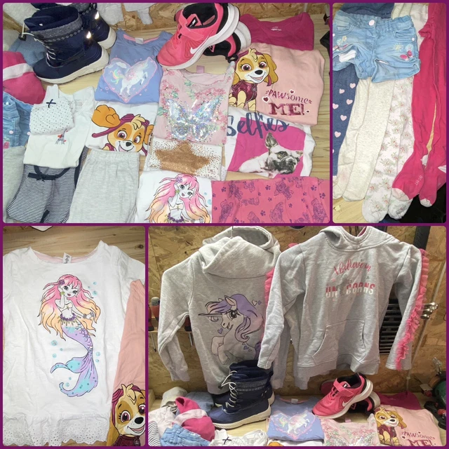 Kinderkleidung 110-128 - Schuhe Winter- und Nike 32 Mädchen Paket