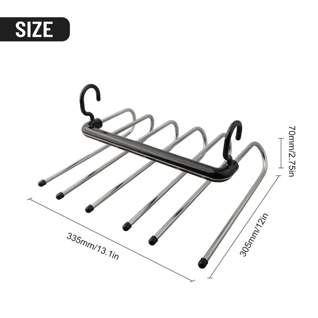 Porte-pantalons Coulissant Pour Placard Avec Double Rail Silencieux Extensible Porte-pantalons Organisateurs D'armoires Rail De Cintre Pour Vestiaire, Armoire, Chambre à Coucher (couleur : Noir