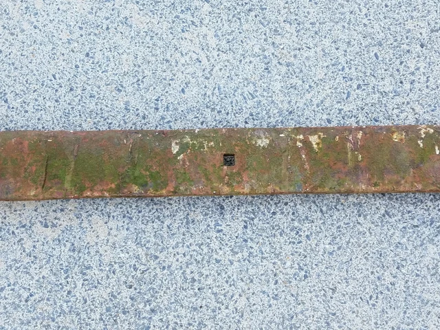 Primitive Antique Hand Forged Barn Door Strap Hinge Gate Iron 31” Long 2” Wide 11