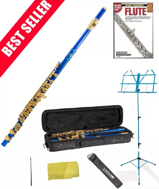 Elkhart Vincent Bach Blue Flute Pack | Split E Mechanism Offset G  -