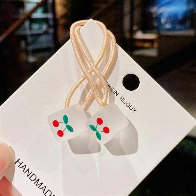 1pc Colorful Elastic Hair Band Transparent Ball Ponytail Scrunchie Women Hair Ac