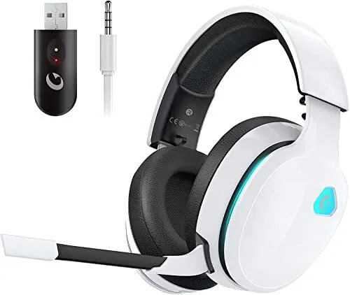 Wireless Gaming Headset Kabellose Bluetooth Kopfhörer mit Mikrofon PC PS Xbox