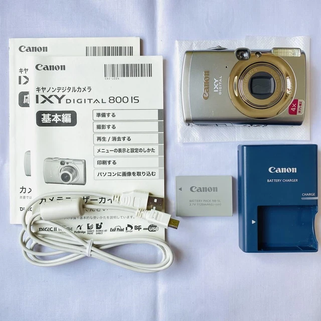 Canon キャノン IXY DIGITAL1000 PC1206 稼働未確認 CANON IXY DIGITAL 800 IS PC1176 Silver 6MP 4x Zoom with