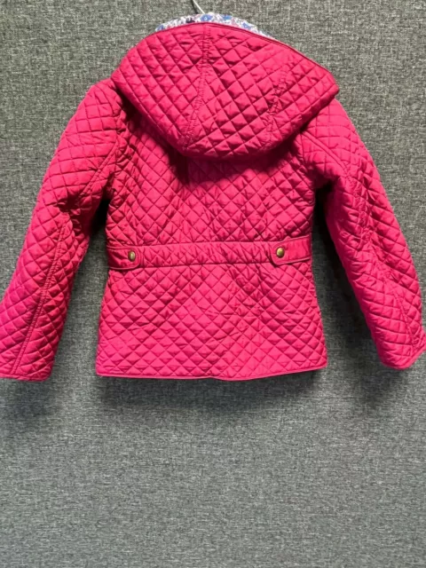 Cappotto trapuntato Joules Marcotte rosa età 6 anni TD111 DD 02 3