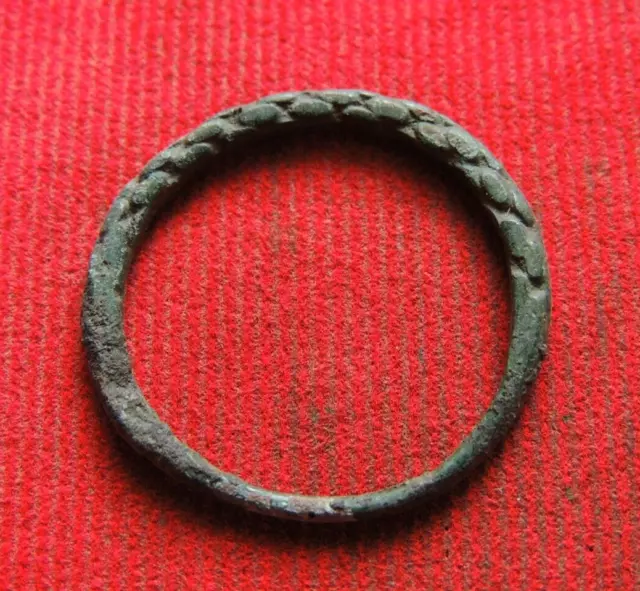 Ancient Viking bronze ring 10th-12th century