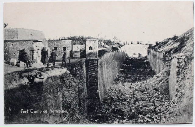 animated cpa Fossé Fort Camp des Romains Saint-Mihiel war 14-18 fieldpost