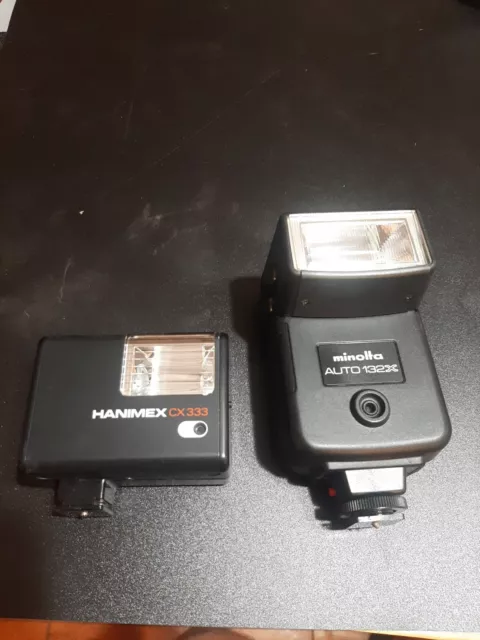 Flash Lot - Minolta Auto 132X - Hanimex CX333 - Pre-owned Untested