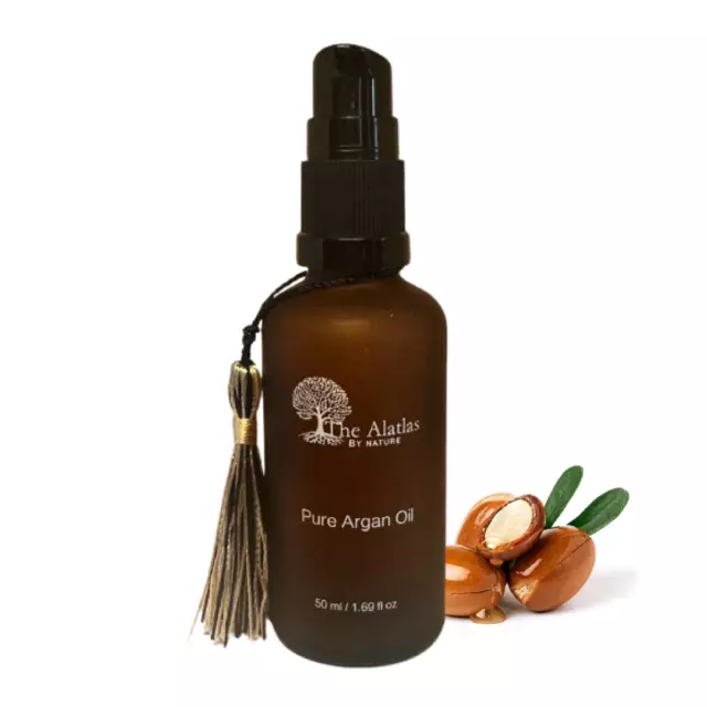 Organic Argan Oil of Morocco - 100% Cold Pressed  Oil For Hair and skin