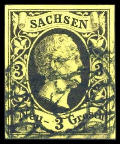 1851, Altdeutschland Sachsen, 6, gest. - 1598074