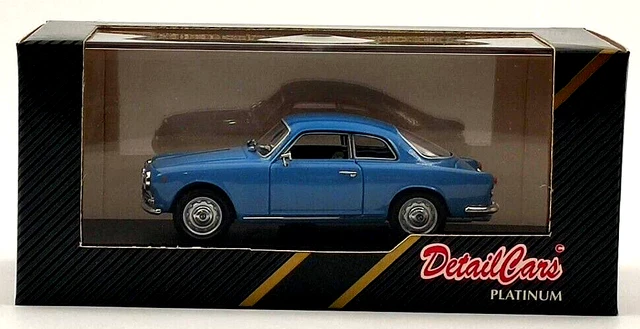 Maquette Voiture Alfa Romeo Giulietta Sprint Tour De Corse 1957 - 1:43 - DetailCars 367