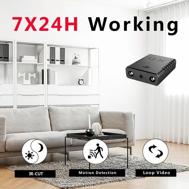 Cámara de seguridad para el hogar con visión nocturna mini videocámara Full HD 1080P Micro DV