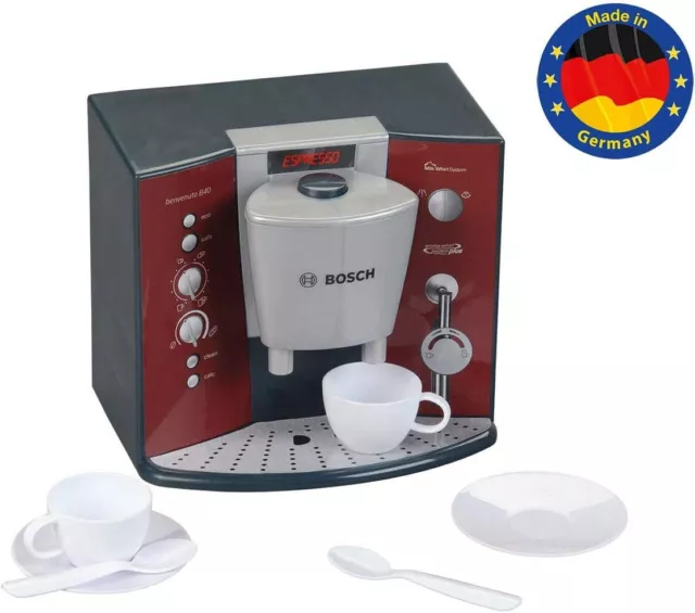 Theo Klein 9569 Bosch Kaffeemaschine mit Sound Zubehör Kinderküche Spielküche