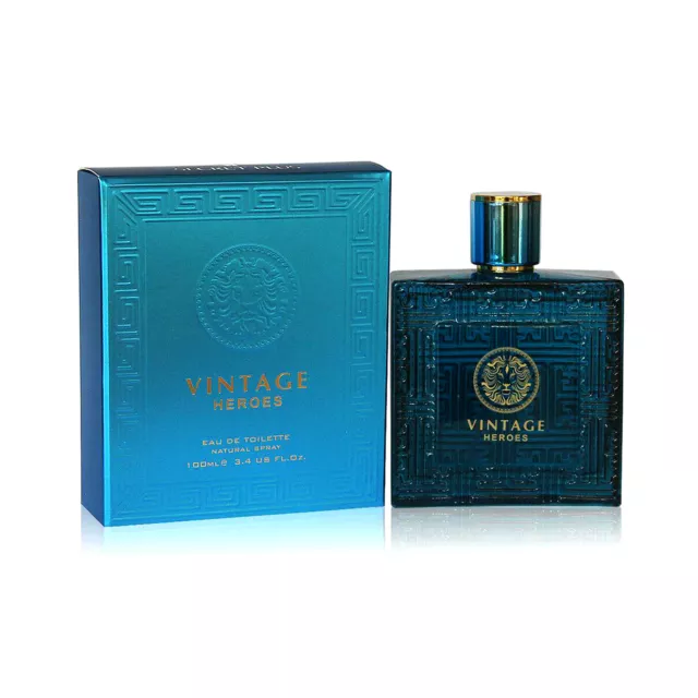 Vintage Heroes, Cologne for Men - Eau De Parfum Natural Spray Vaporizateur