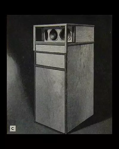 2 Way FOLDED HORN SPEAKER 1952 How-To build PLANS