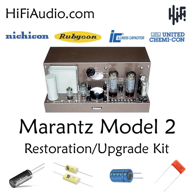 MARANTZ MODEL 2 2A 2B amplifier restoration capacitor repair service
