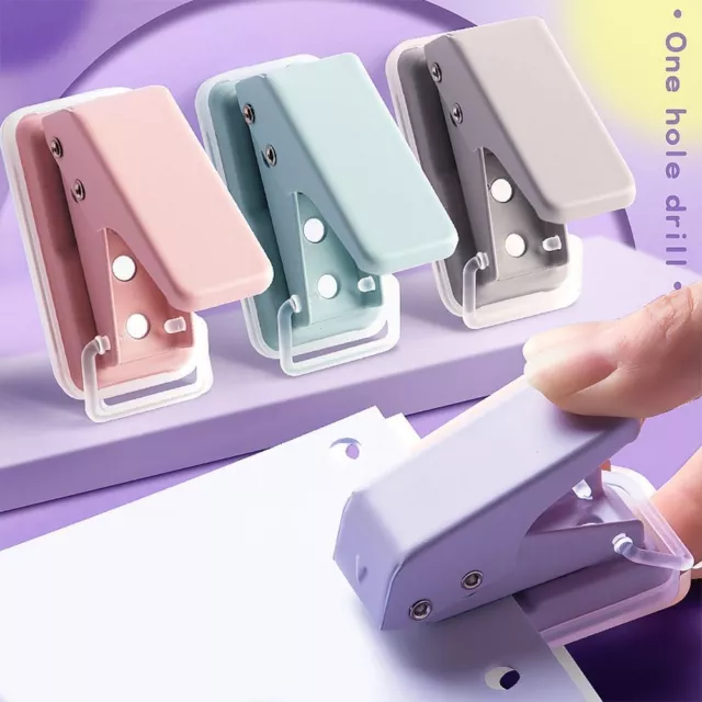 Tiger Brand Single Hole Punch (6mm Holes) Puncher with Built in Confetti  Tray