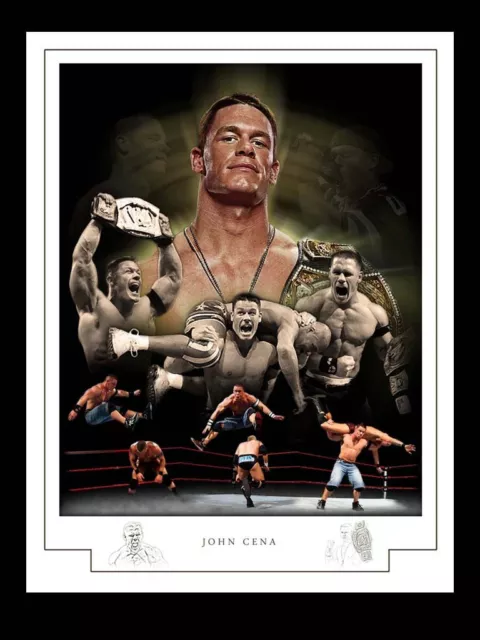 John Cena Montage Print