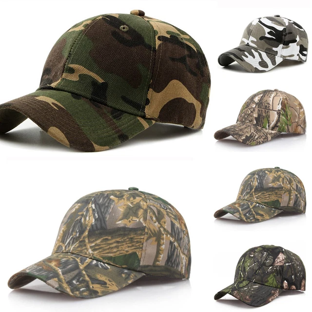 Casquette De Baseball Camouflage Unisexe Chapeau De Soleil Réglable Sport De %