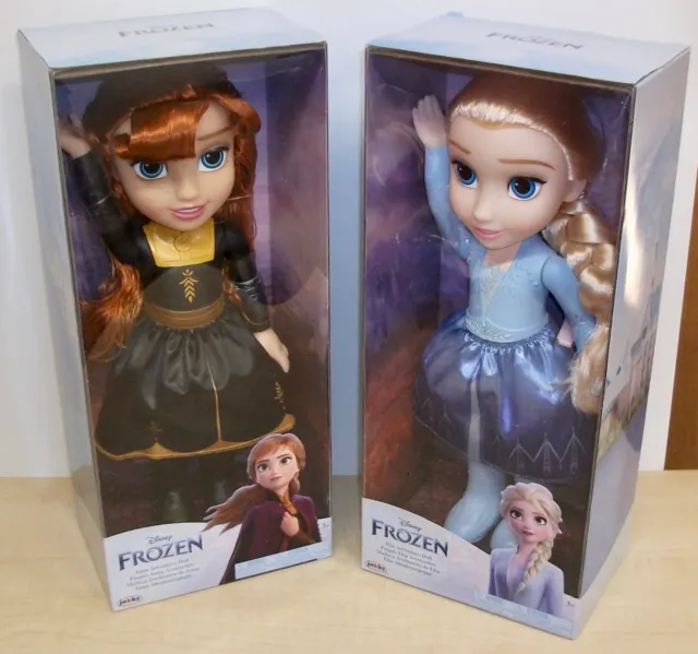 Disney: Frozen - Anna & Elsa Adventure Dolls - 14" tall **Brand New**