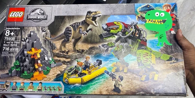 LEGO T. REX vs Dino Mech Battle - 75938 - Jurassic World - 2019 - NIB ...