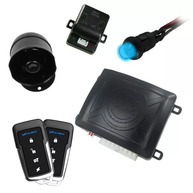 Excalibur Alarms Al-560 Vehicle Security & Keyless Entry System W/ 500 Ft Range