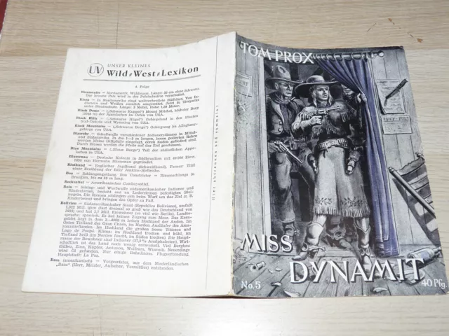 TOM PROX Nr. 5: Miss Dynamit, Original UTA-Verlag