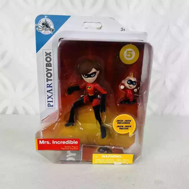 Disney Store Pixar Toybox Mrs. Incredible & Jack-Jack figure