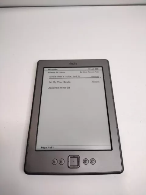 Amazon Kindle 4th Generation D01100