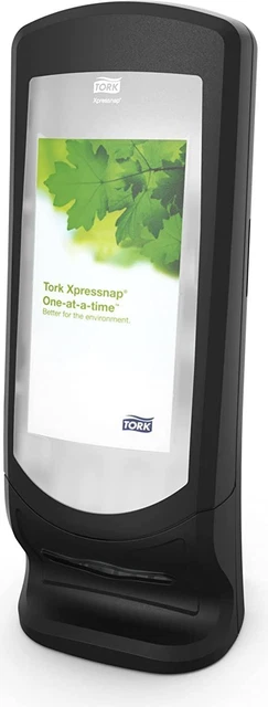 Xpressnap Stand Napkin Dispenser by Tork, Black