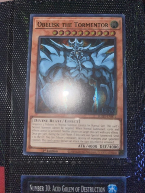 Yugioh! Obelisk the Tormentor - EGO1-EN001 - Ultra Rare - 1st Edition Near Mint,