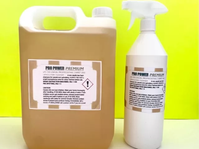 Professional universal carpet upholstery cleaner shampoo fluid 5L=500L Clean