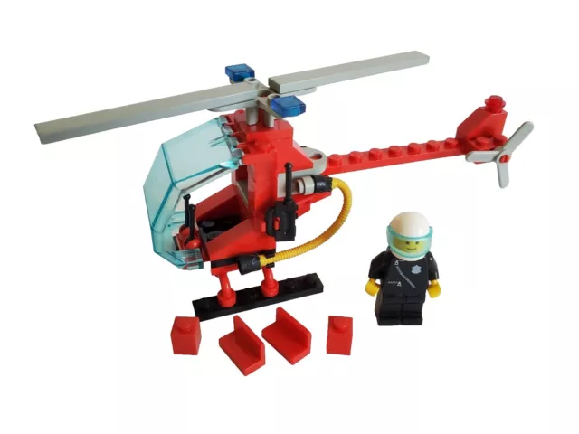Vintage Lego City Classic Town 6697 hélicoptère de sauvetage complet boxed