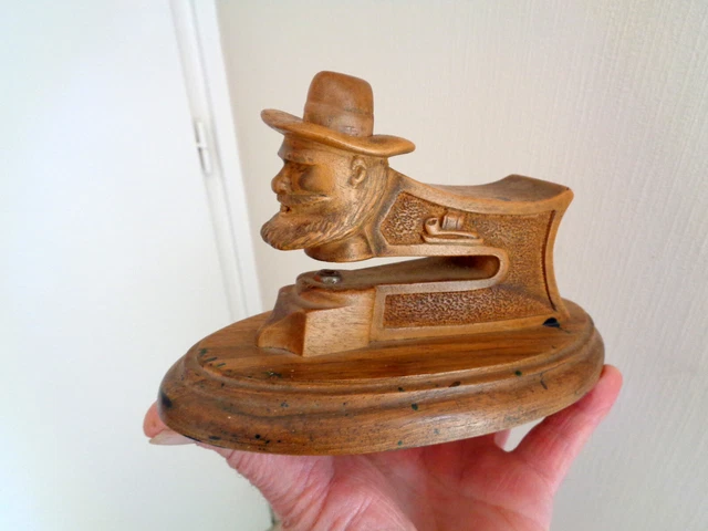 Ancienne Quille / élément Jeu De Massacre En Bois - Art Populaire - Déco Vintage