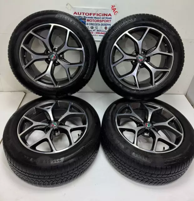 Kit (4Pz) Cerchi In Lega Alfa Romeo Stelvio (949) 235/55R19 2016- B1955