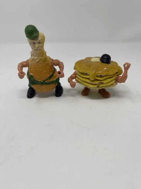 VINTAGE 1988 FOOD Fighters Short Stack Lieutenant Leg Action Figure ...