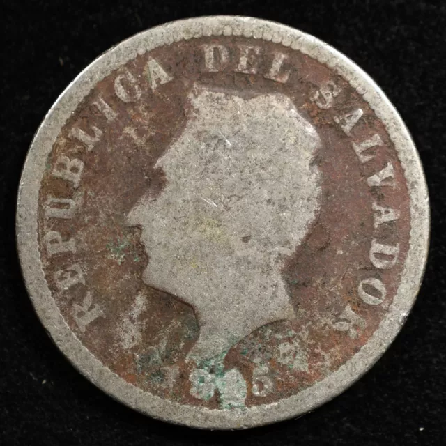 El Salvador 5 Centavos 1915, Coin, Inv#D885