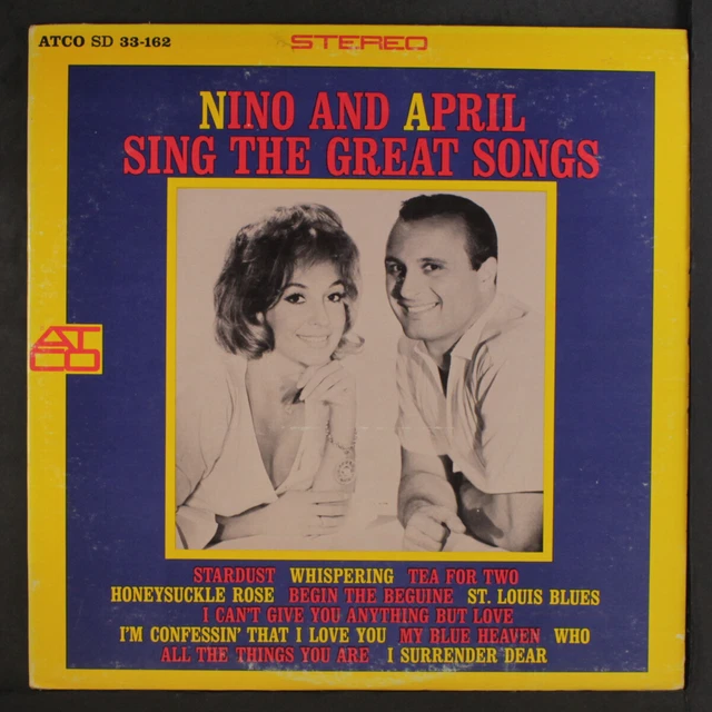 NINO TEMPO & April Stevens Singer The Great Chansons Atco 12