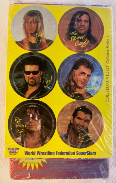 WWF Wham Bam Bodyslam (VHS, 1995) Limited Edn. w Collectible Pogs New Sealed 2