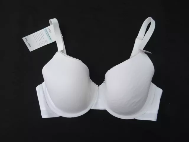 M & S Body Full Cup T-Shirt Bra Cool Comfort Supima Cotton White Marks  Spencer £12.99 - PicClick UK