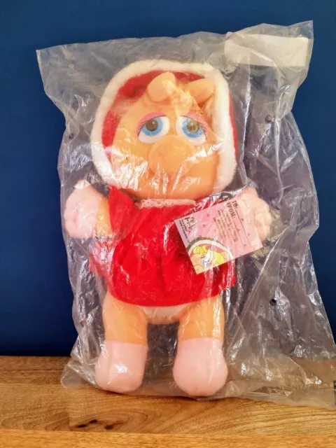 McDonald's Miss Piggy Plush Red Jim Henson Stuffed Toy 1988 Vintage McDonalds