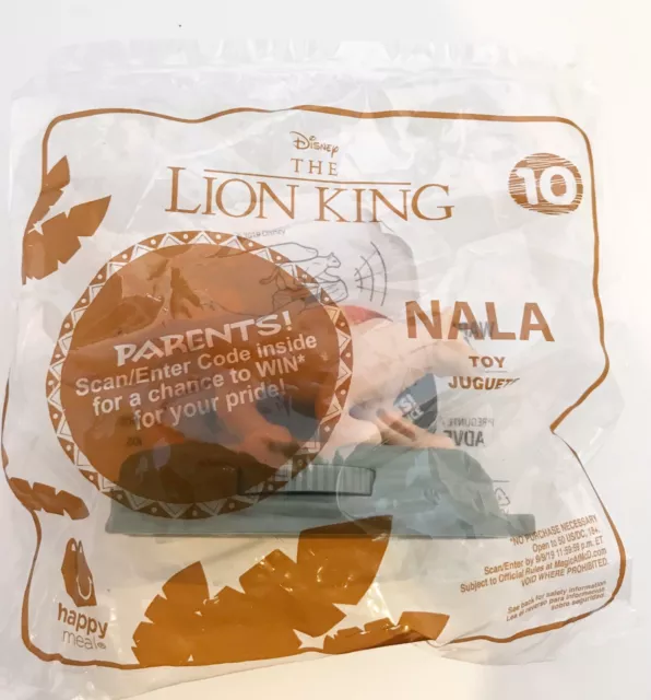 The Lion King #5 Nala Cub McDonalds Happy Meal Toy 2019 Disney New Sealed NIP