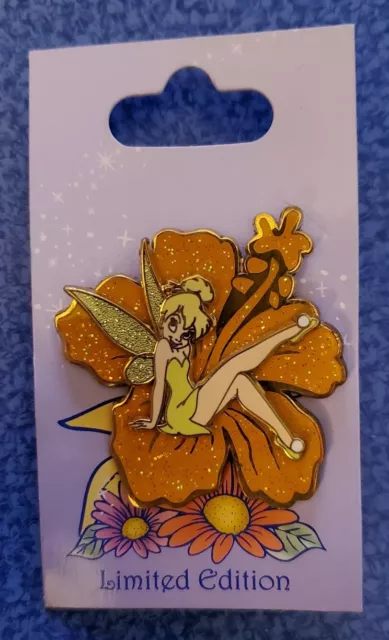 Disney Tinker Bell's Garden LE Pin Hibiscus Pin 46465