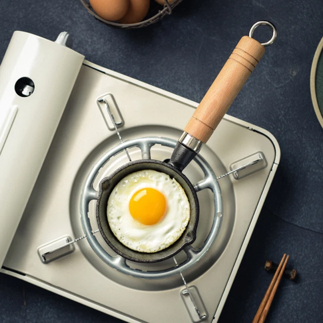 Sartén para freír huevos salud Benifit incluso calefacción grado alimenticio mini