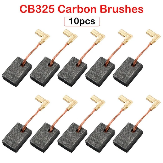 10 Pièces Carbone Brosse 17 X 11 X 5 MM 194074-2 CB-325 CB325 Carbone Tout Neuf