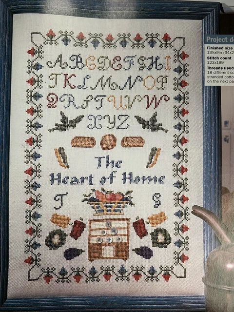 Vintage Kitchen Sampler Cross stitch Design chart