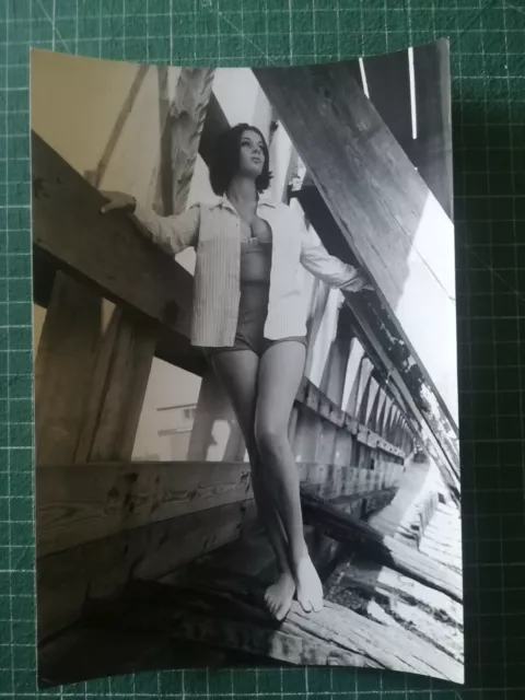 ZR10 original photo circa 1960 BE 24x18cm fashion model women